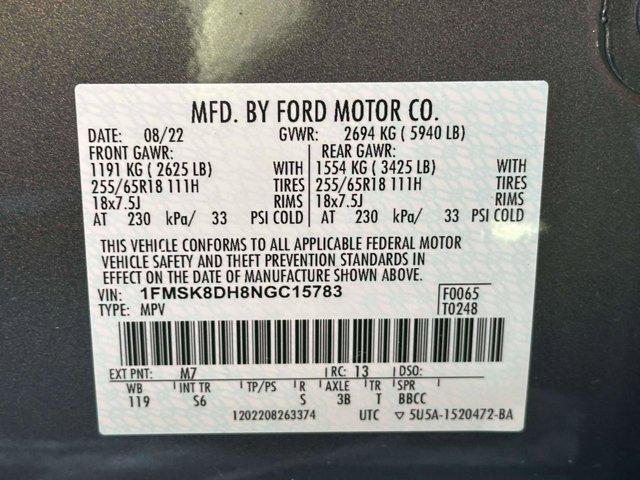 used 2022 Ford Explorer car, priced at $30,788