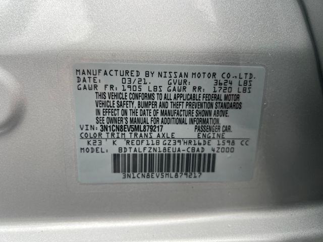 used 2021 Nissan Versa car, priced at $12,888