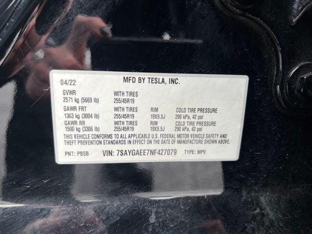 used 2022 Tesla Model Y car, priced at $27,944