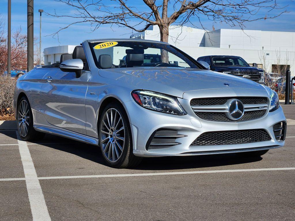 used 2020 Mercedes-Benz AMG C 43 car, priced at $39,500