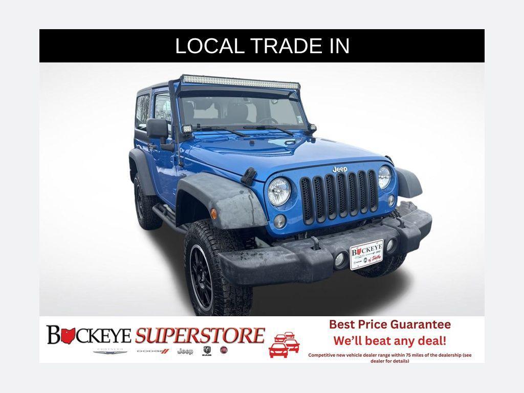 used 2016 Jeep Wrangler car, priced at $14,250