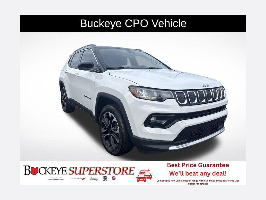 used 2022 Jeep Compass car, priced at $20,250