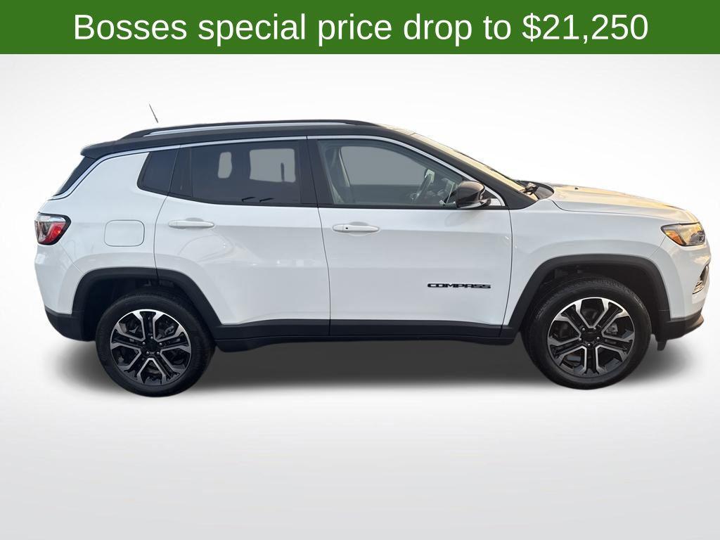 used 2022 Jeep Compass car, priced at $21,250