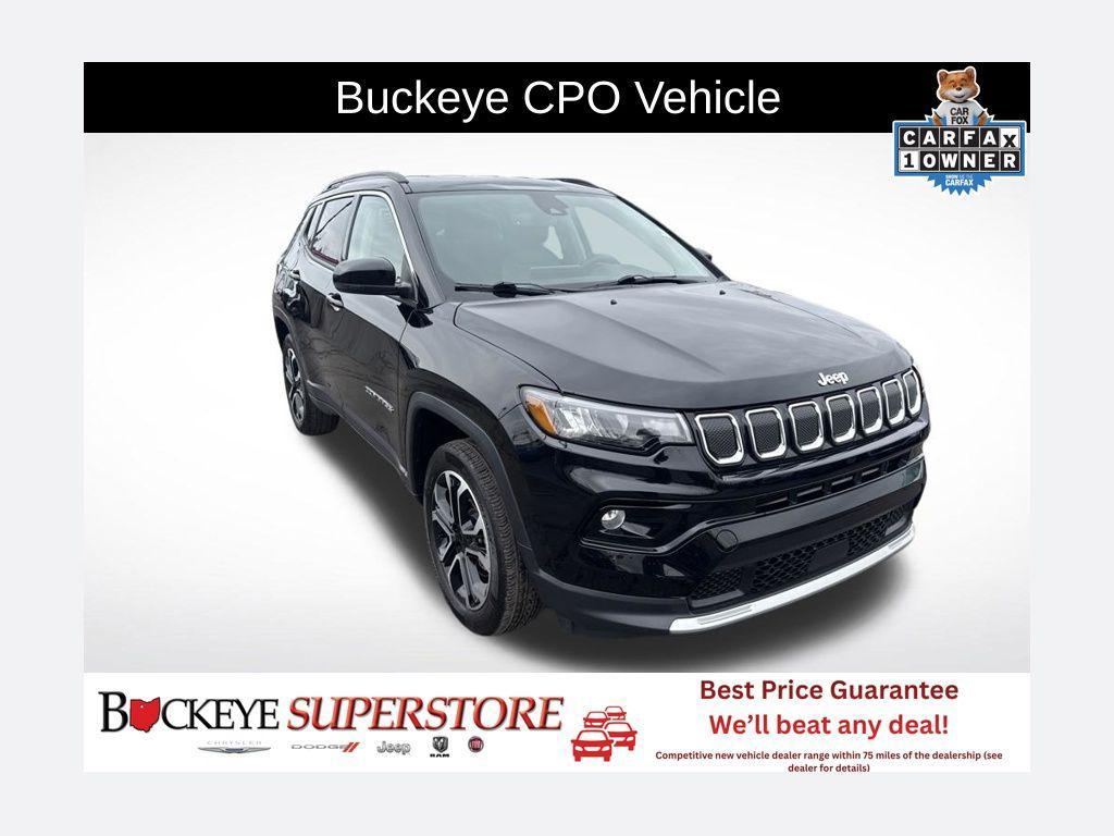 used 2022 Jeep Compass car, priced at $21,750