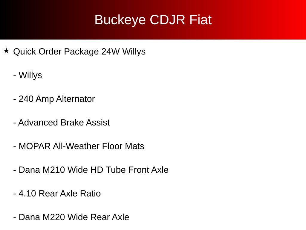 used 2024 Jeep Wrangler car, priced at $36,500