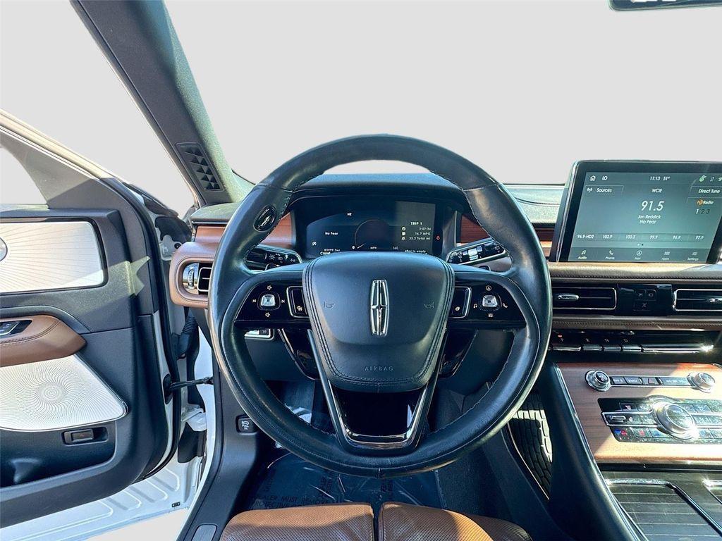 used 2022 Lincoln Aviator car, priced at $30,900