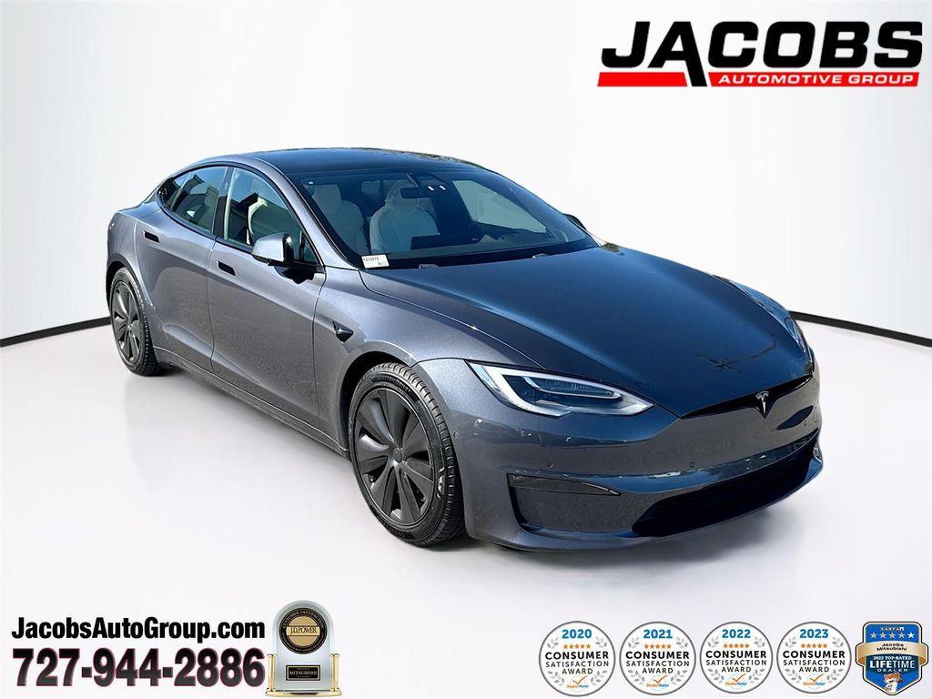 used 2022 Tesla Model S car, priced at $49,781