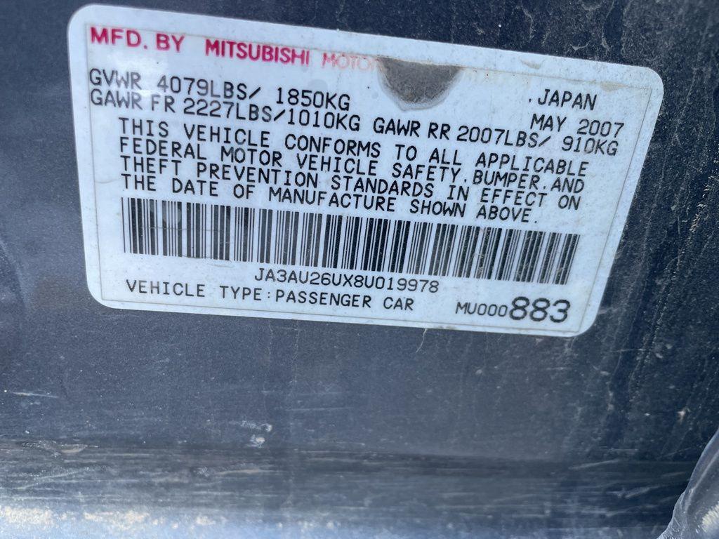 used 2008 Mitsubishi Lancer car, priced at $4,000