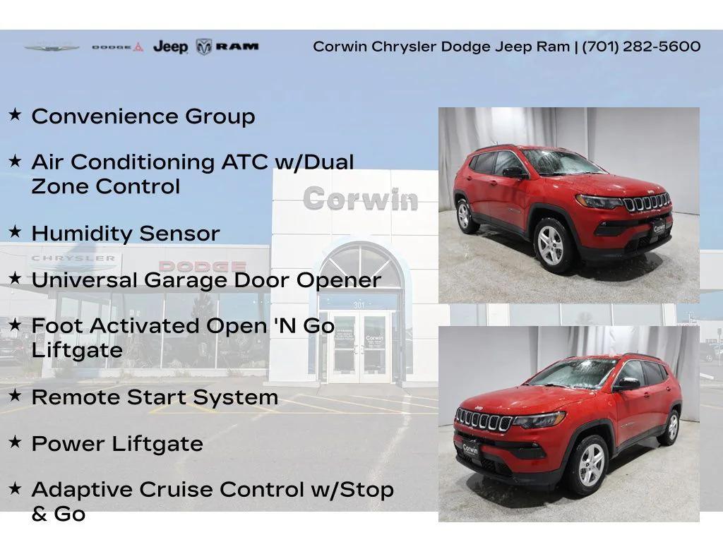 used 2023 Jeep Compass car, priced at $22,856