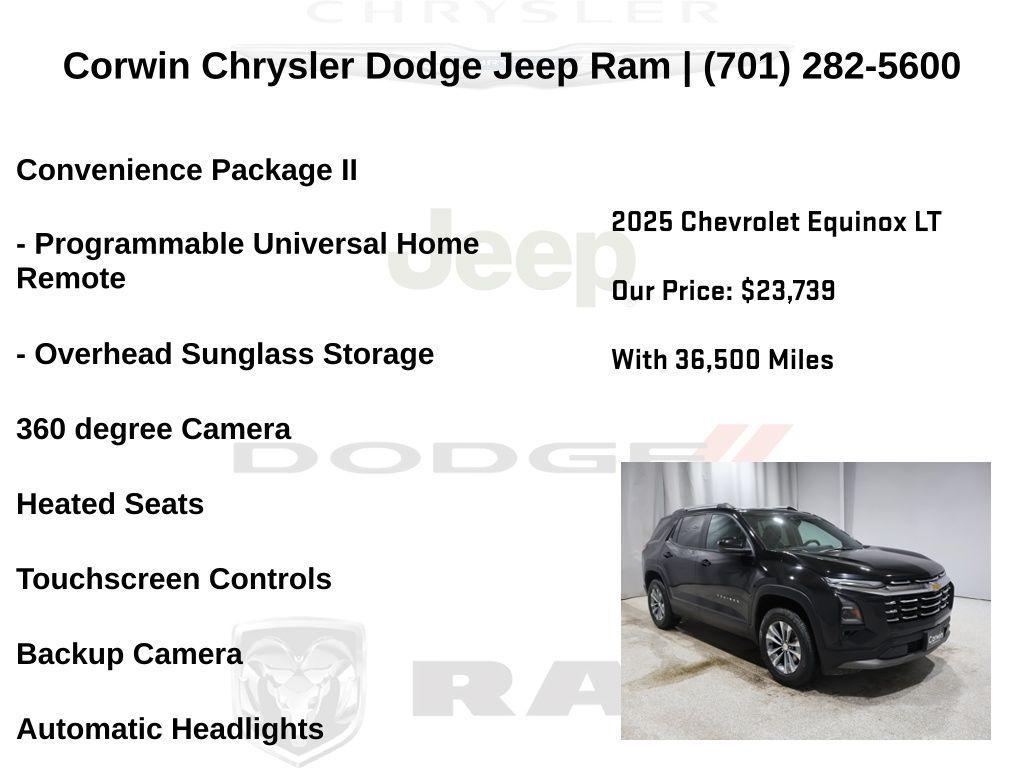 used 2025 Chevrolet Equinox car, priced at $23,792
