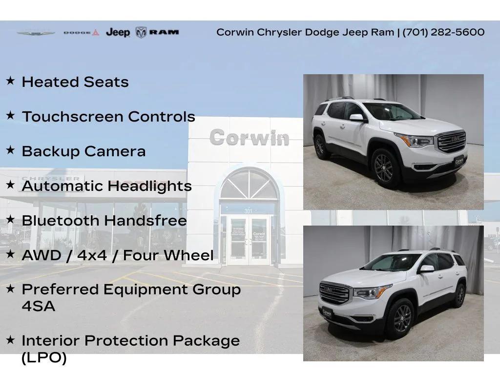 used 2018 GMC Acadia car, priced at $15,135