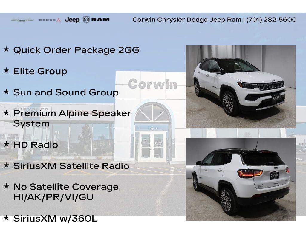 used 2022 Jeep Compass car, priced at $21,650