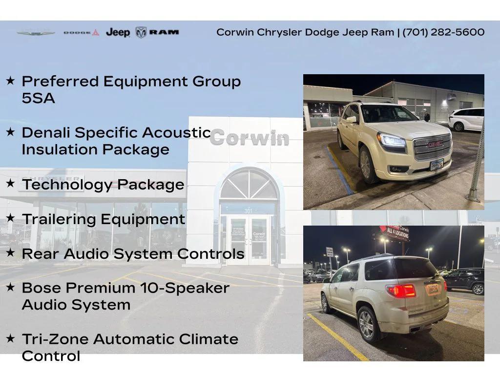 used 2015 GMC Acadia car, priced at $11,500