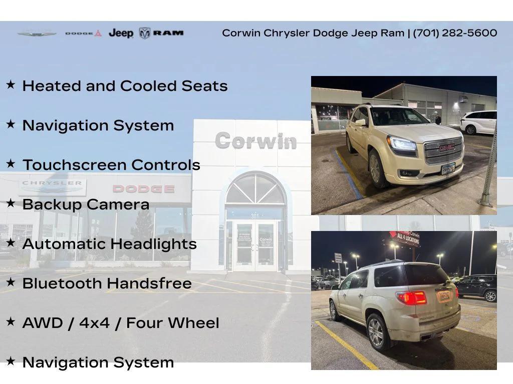 used 2015 GMC Acadia car, priced at $11,500