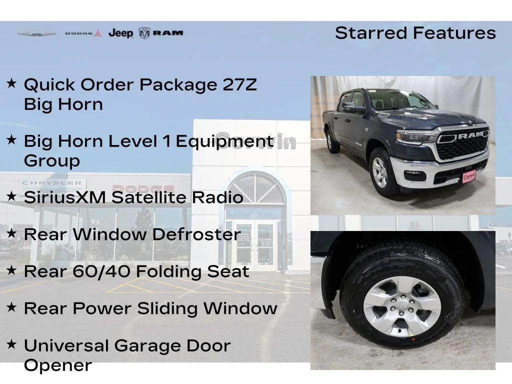 new 2026 Ram 1500 car, priced at $50,568