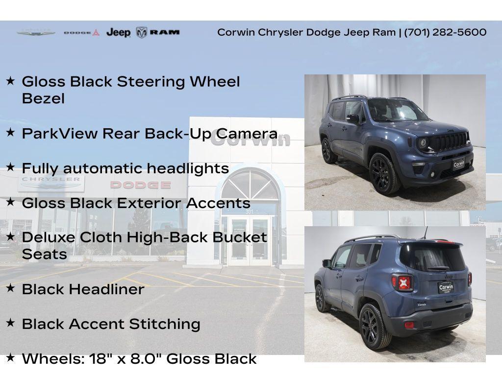 used 2022 Jeep Renegade car, priced at $17,500