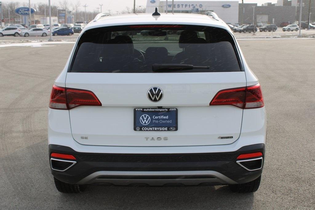 used 2023 Volkswagen Taos car, priced at $21,000