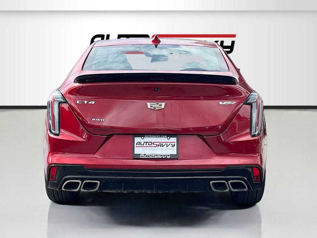 used 2022 Cadillac CT4-V car, priced at $33,800