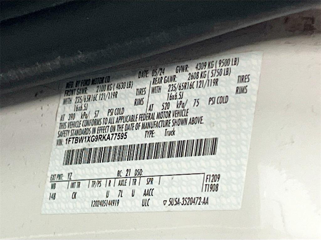 2024 Oxford White Ford Transit-350