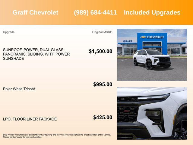 new 2026 Chevrolet Traverse car, priced at $62,215