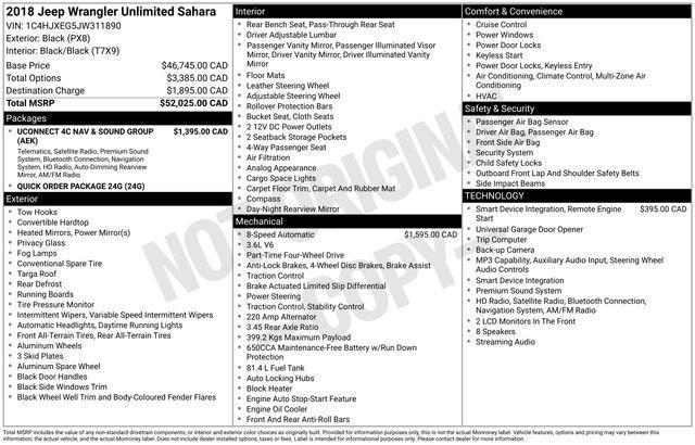 used 2018 Jeep Wrangler Unlimited car, priced at $24,565