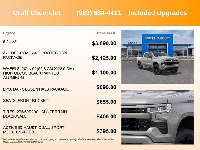 new 2026 Chevrolet Silverado 1500 car, priced at $65,660