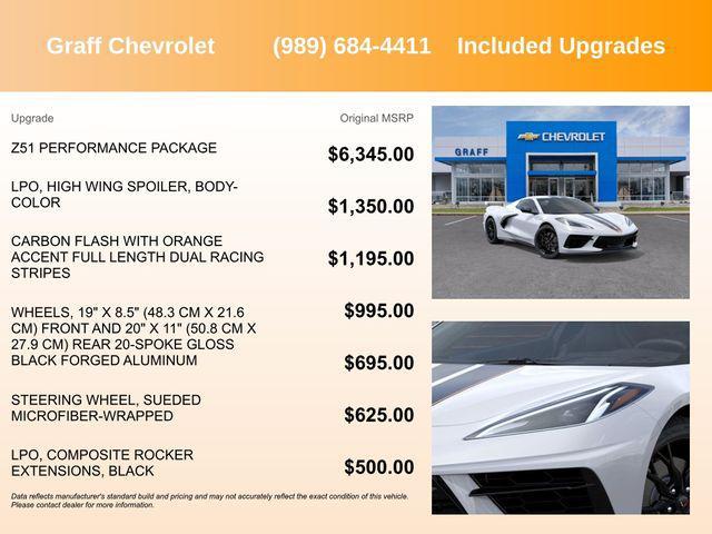 new 2026 Chevrolet Corvette car, priced at $103,430