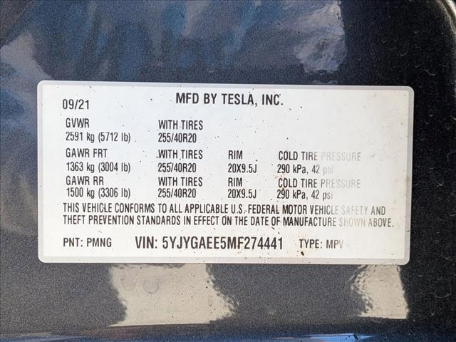used 2021 Tesla Model Y car, priced at $22,722