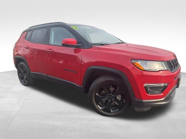 used 2021 Jeep Compass car, priced at $16,500