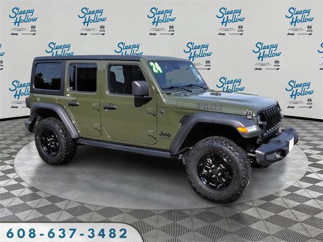 used 2024 Jeep Wrangler car, priced at $33,994