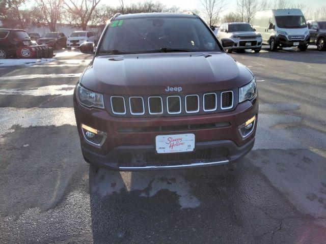 used 2021 Jeep Compass car, priced at $18,481