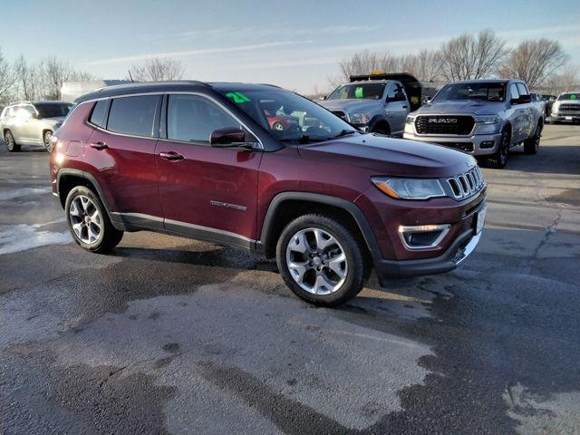used 2021 Jeep Compass car, priced at $18,481