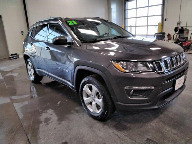 used 2021 Jeep Compass car, priced at $16,991