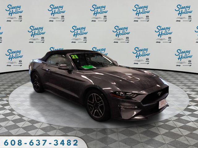 used 2021 Ford Mustang car, priced at $19,991