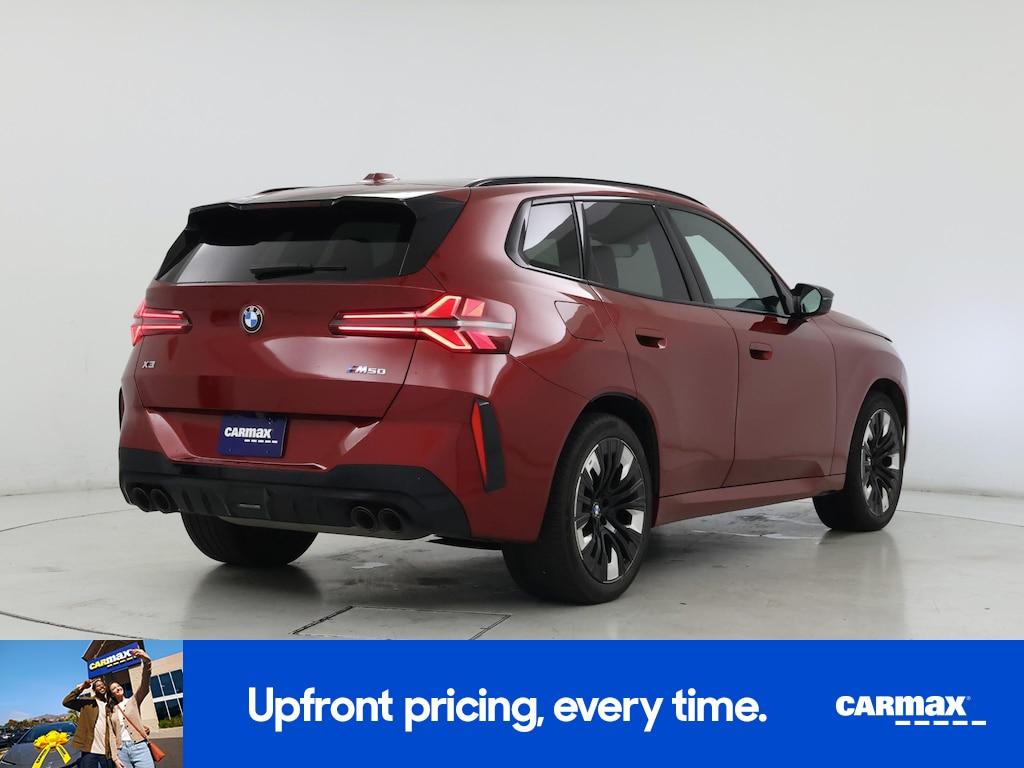 used 2025 BMW X3 car, priced at $50,998