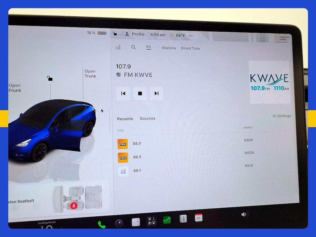 used 2025 Tesla Model Y car, priced at $42,998