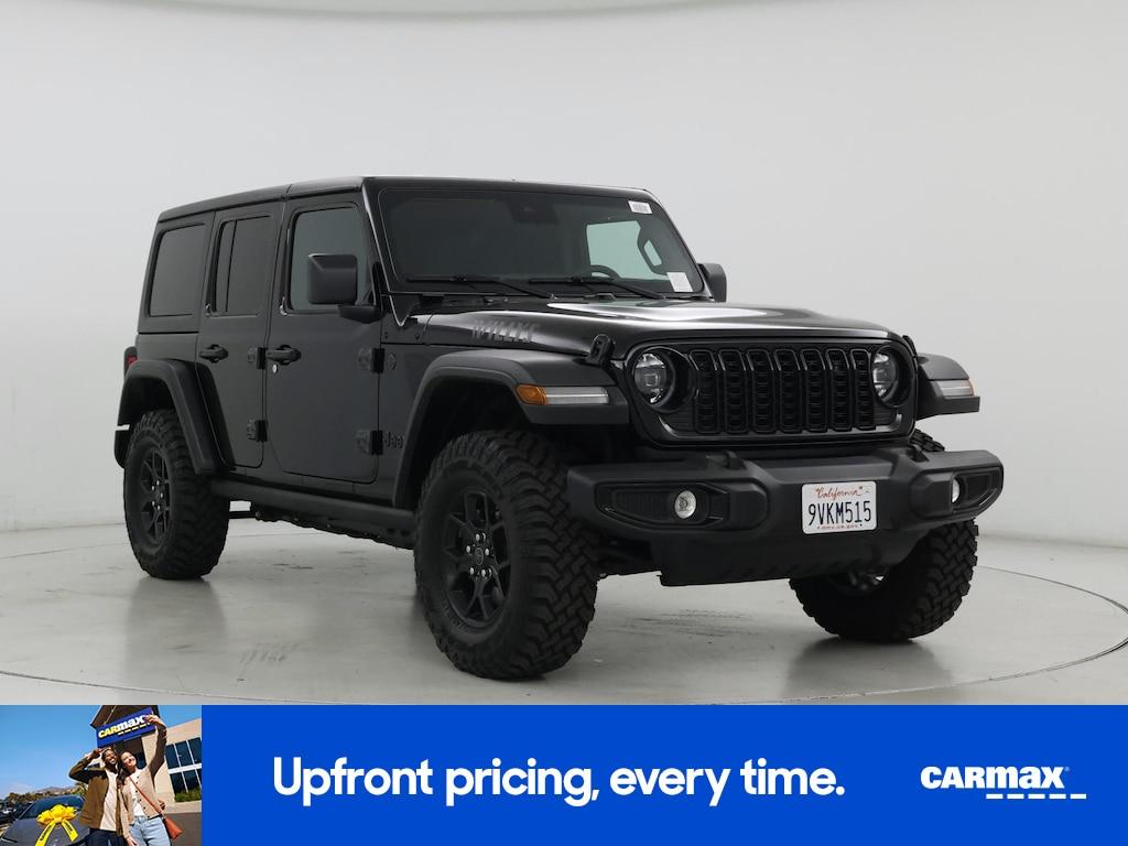 used 2025 Jeep Wrangler car, priced at $43,998
