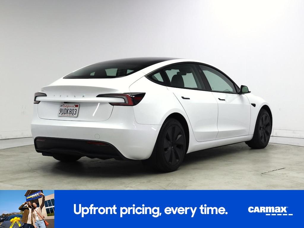 used 2025 Tesla Model 3 car, priced at $36,998