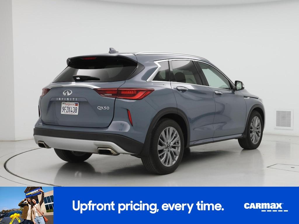used 2023 INFINITI QX50 car, priced at $29,998