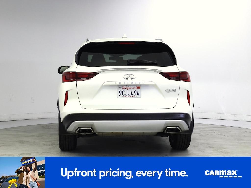 used 2022 INFINITI QX50 car, priced at $25,998