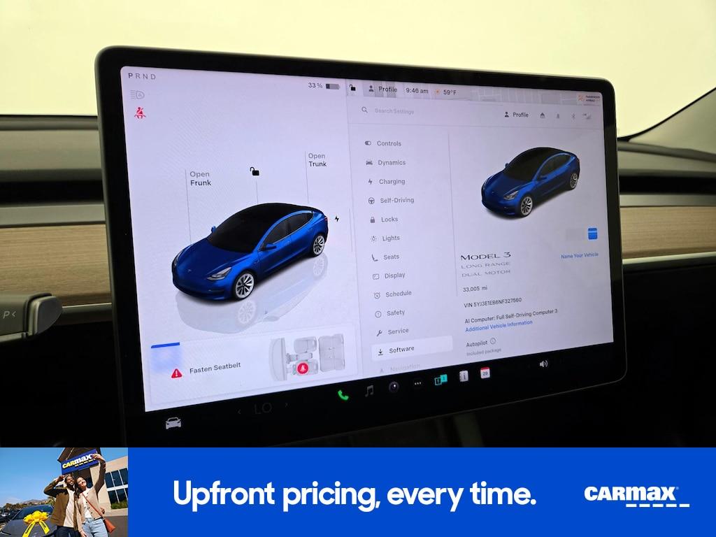 used 2022 Tesla Model 3 car, priced at $29,998