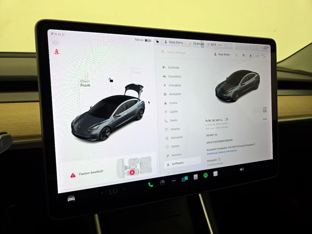 used 2019 Tesla Model 3 car, priced at $25,998