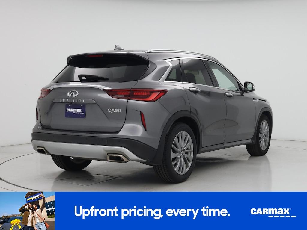 used 2023 INFINITI QX50 car, priced at $24,998