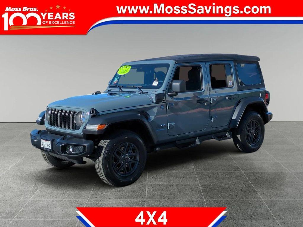 used 2025 Jeep Wrangler 4xe car, priced at $33,900