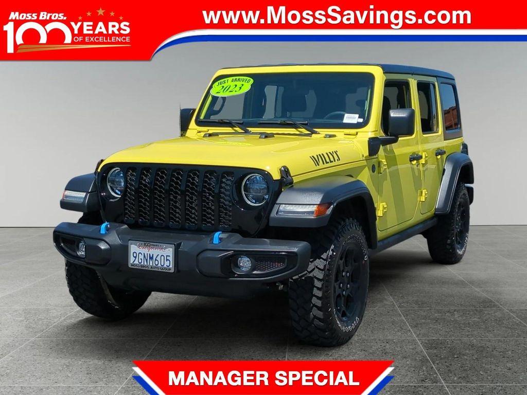 used 2023 Jeep Wrangler 4xe car, priced at $29,900
