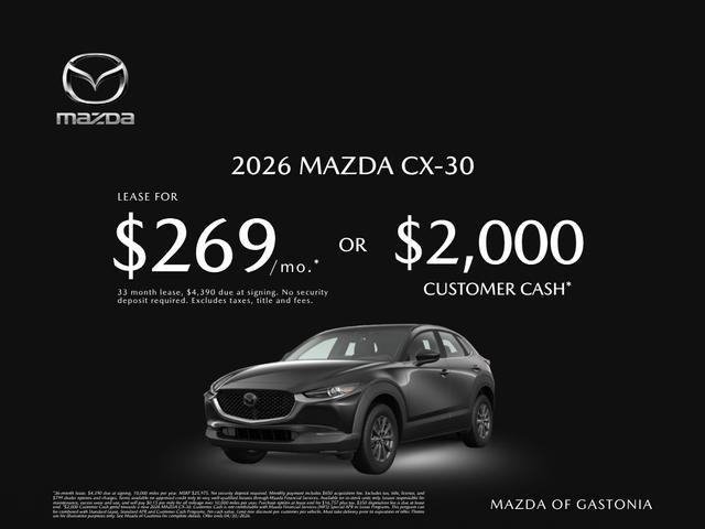 new 2026 Mazda CX-30 car, priced at $31,910
