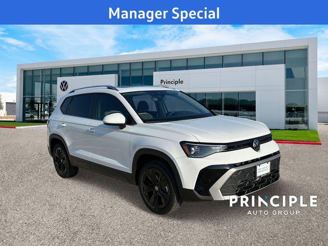 new 2025 Volkswagen Taos car, priced at $26,499