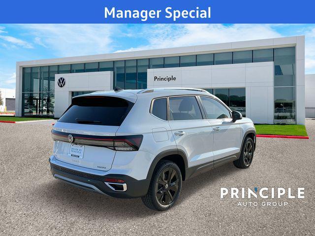 new 2025 Volkswagen Taos car, priced at $26,499