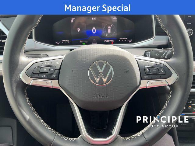 new 2025 Volkswagen Taos car, priced at $23,987