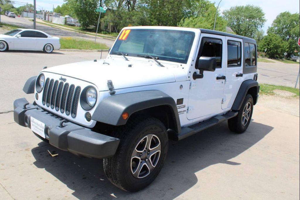 used 2017 Jeep Wrangler Unlimited car, priced at $16,700